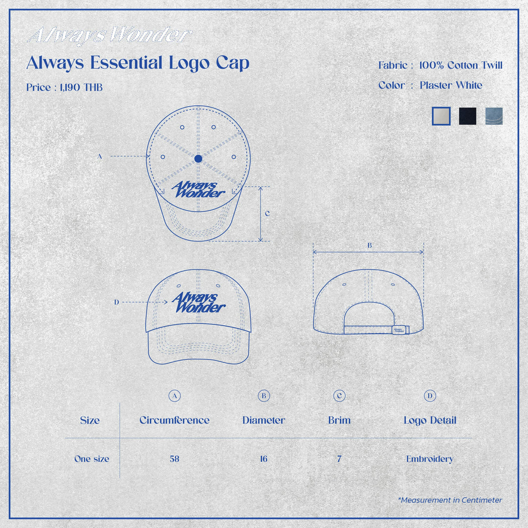 Always Essential Logo Cap | Plaster White