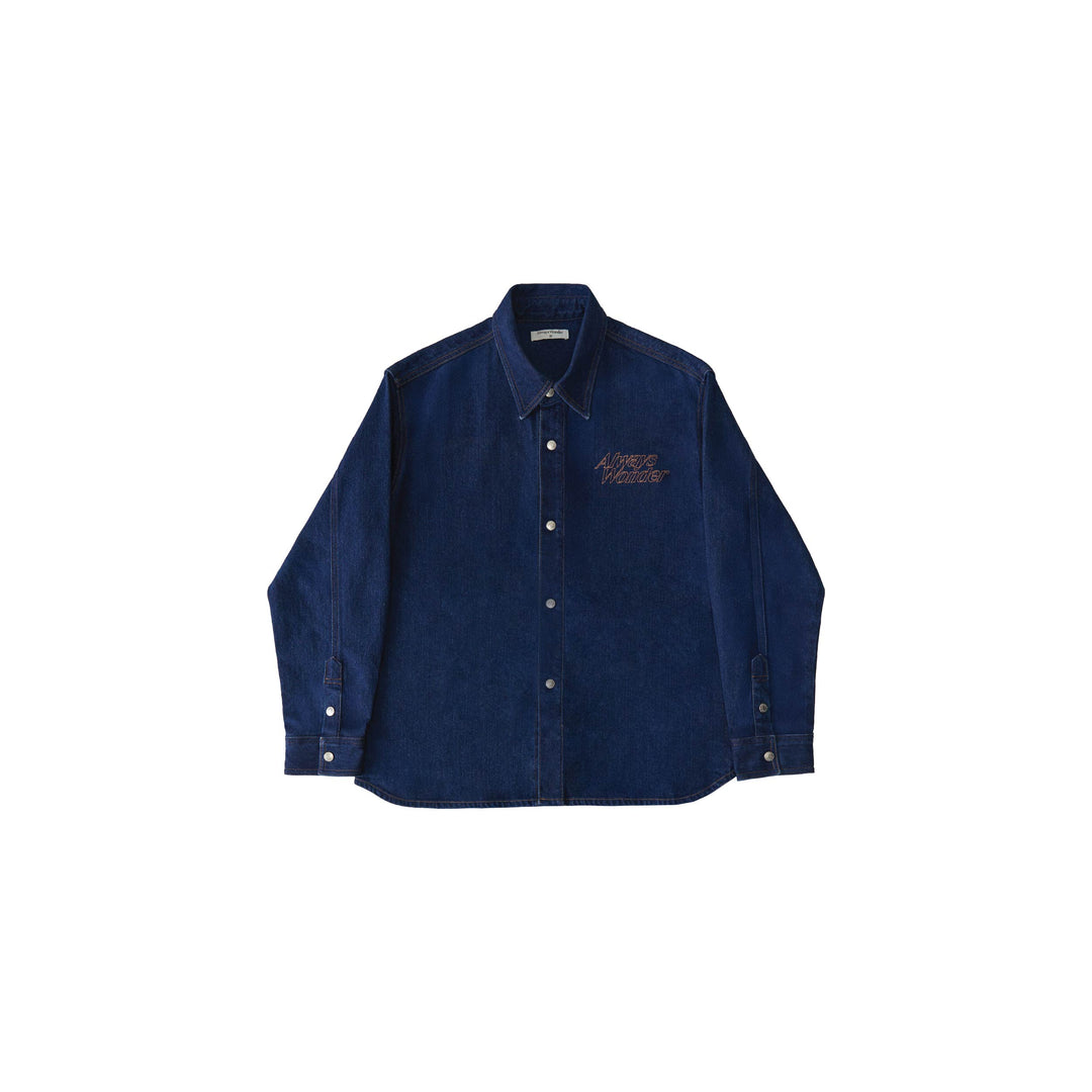 (Pre-order) Sculpture Form Denim Jacket | Deep Indigo