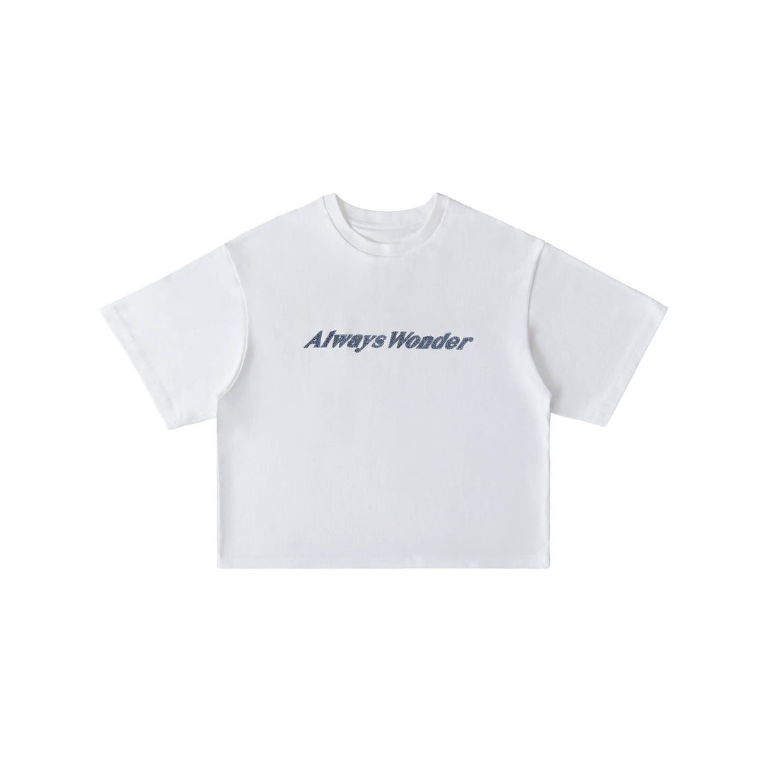 Canvas Essential Boxy Tee | Plaster White