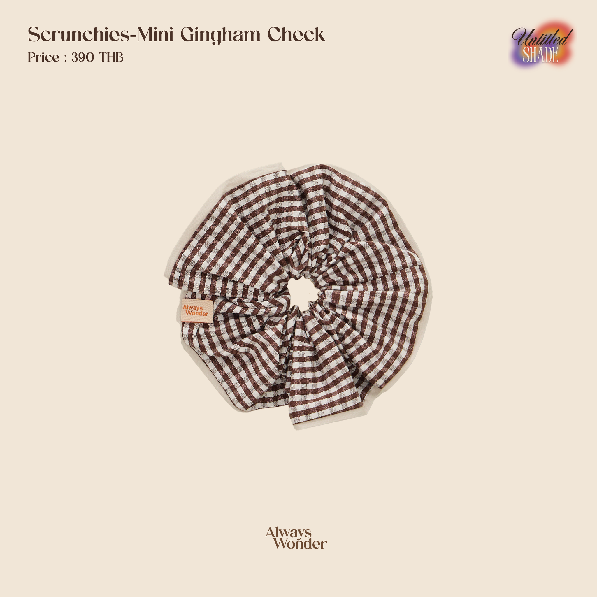 Brown SCRUNCHIES Untitled Shade