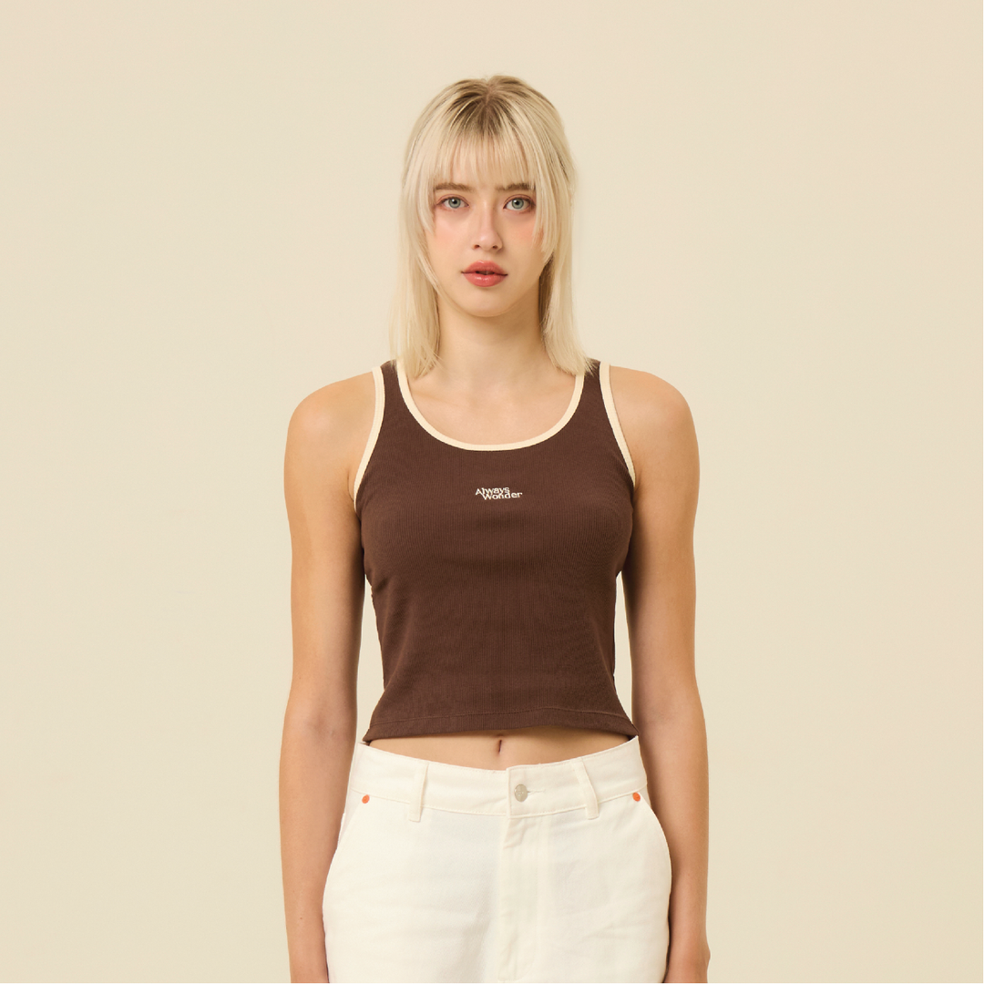 Brown Tank Top | Untitled Shade