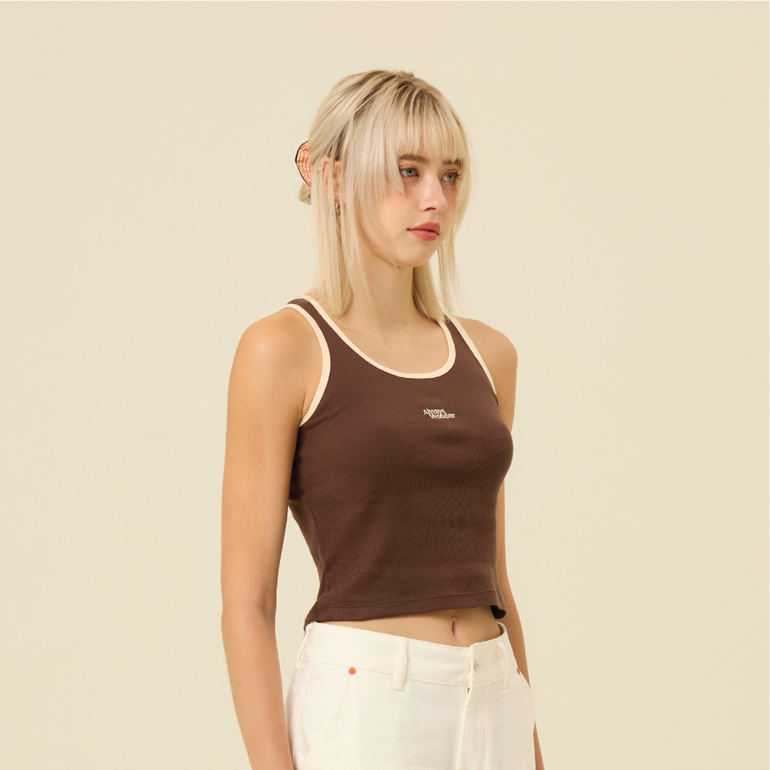Brown Tank Top | Untitled Shade
