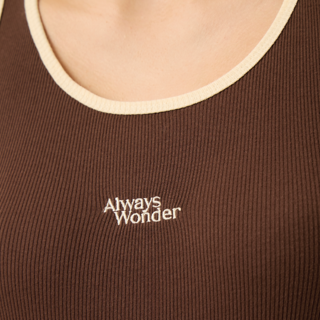 Brown Tank Top | Untitled Shade