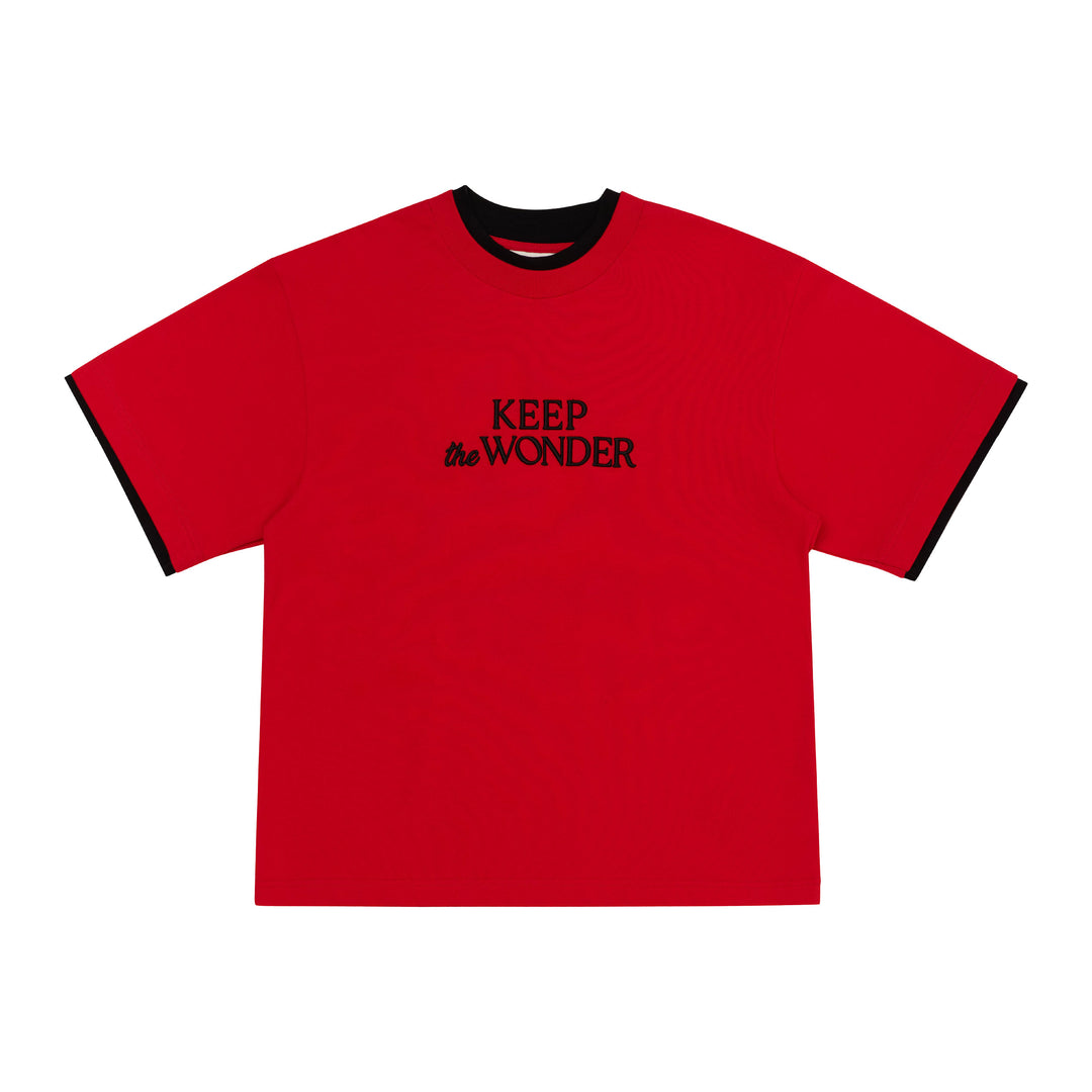 Keep the Wonder Layered Tee | Venetian Red