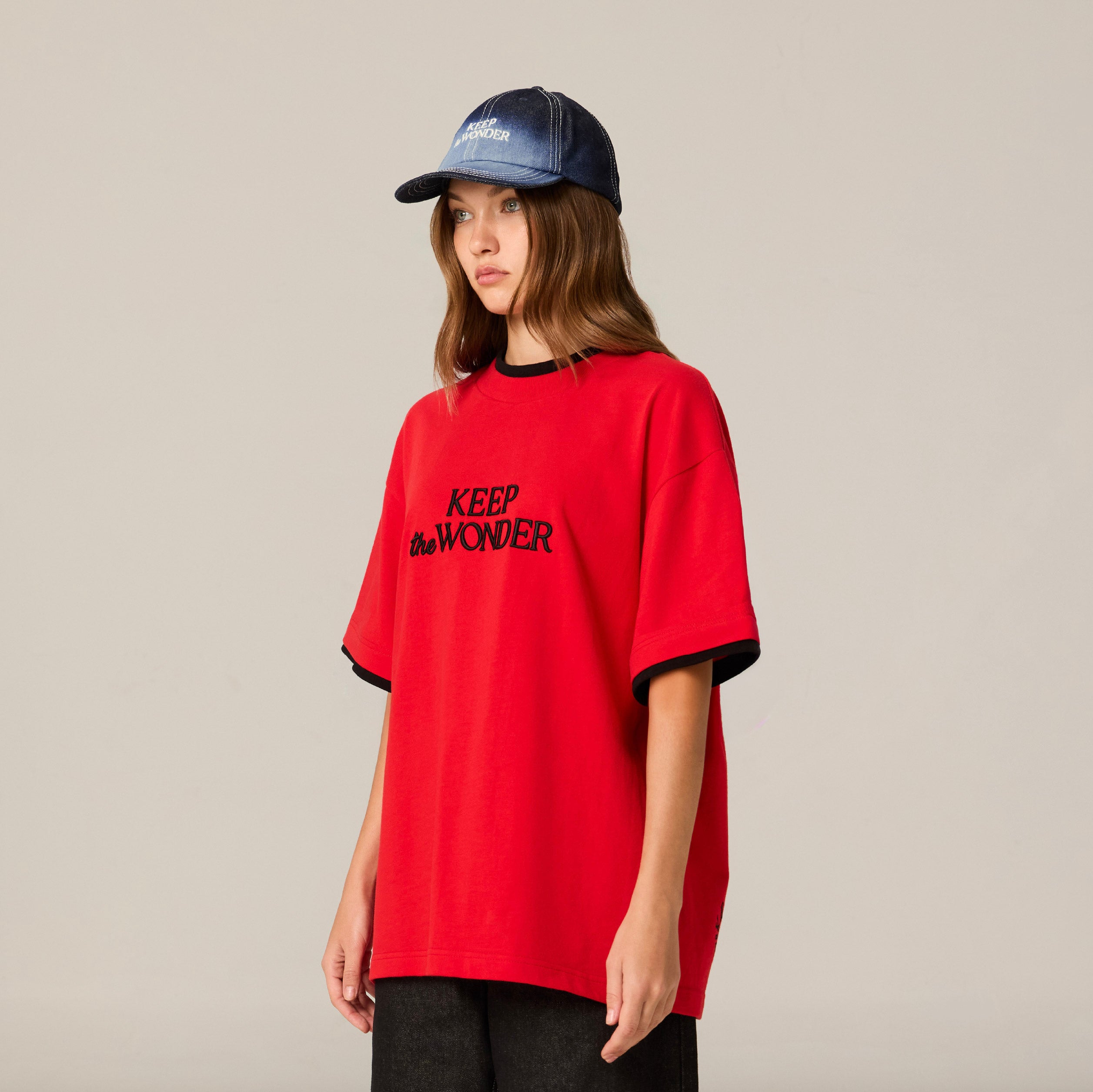 Keep the Wonder Layered Tee | Venetian Red – AlwaysWonder