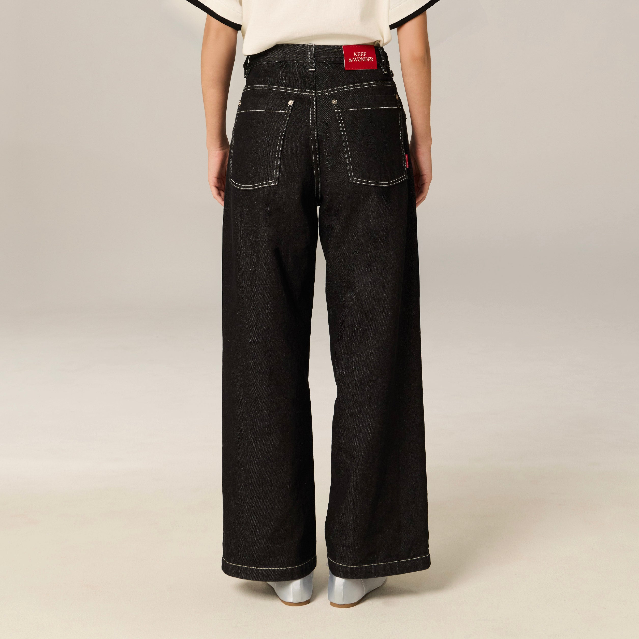 パンツ Always black denim Stay Forever Denim Pants | Midnight Silence – AlwaysWonder