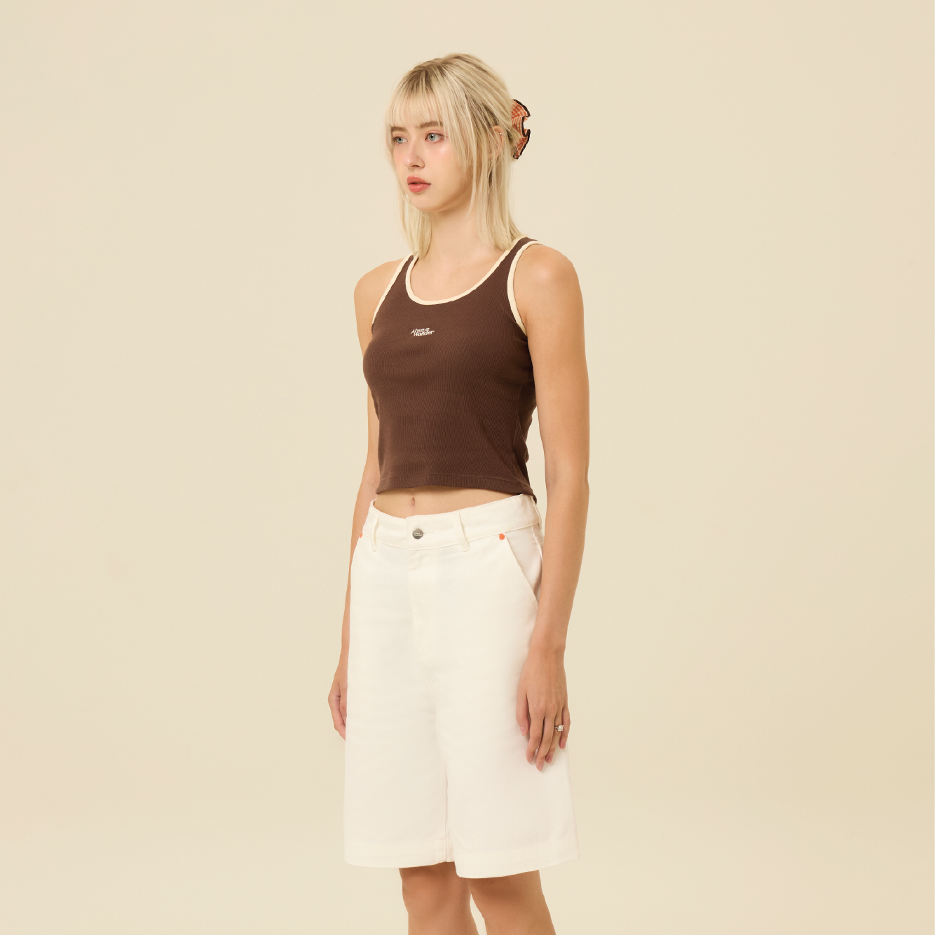 Off White Bermuda shorts | Untitled Shade