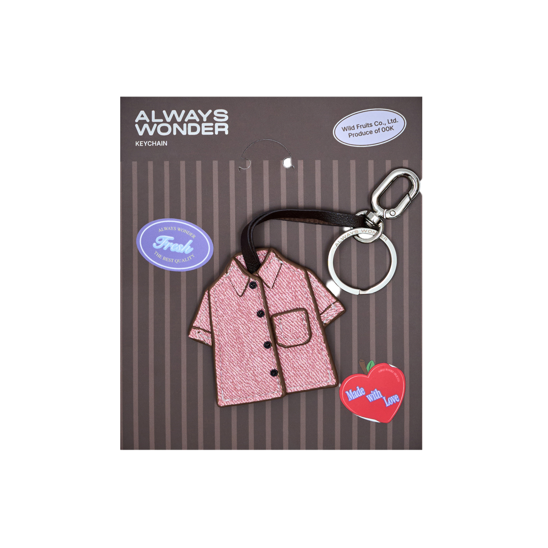 (Pre-order) Pink Berry Shirt Keychain | Lemonade Pink