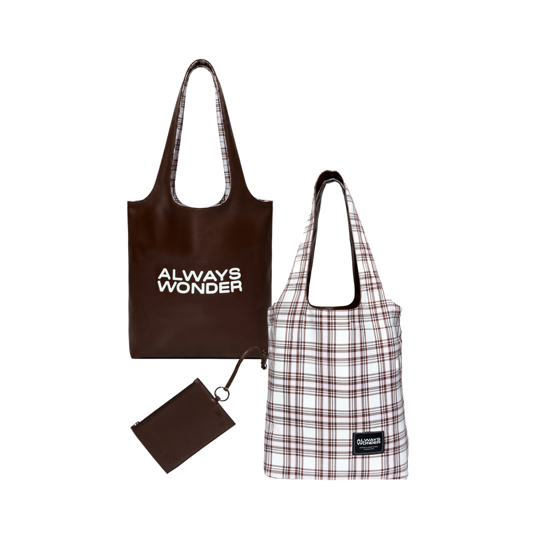 The Duality Tote | Brown–Lavender Haze