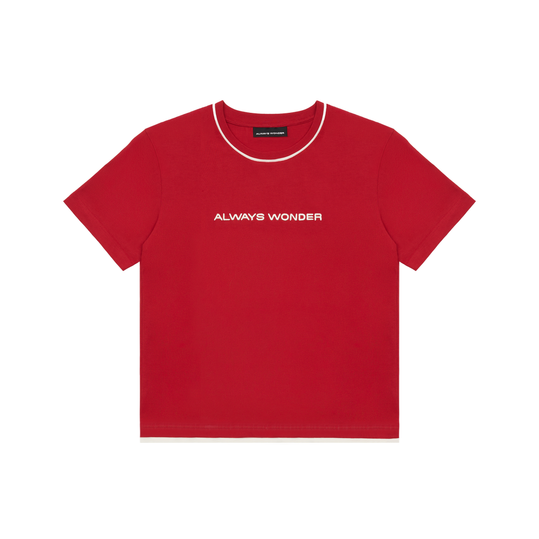 Downtown Essential Tee | Scarlet Red