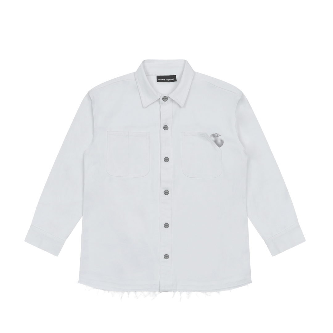 Wild Fruit Overshirt | Flour White