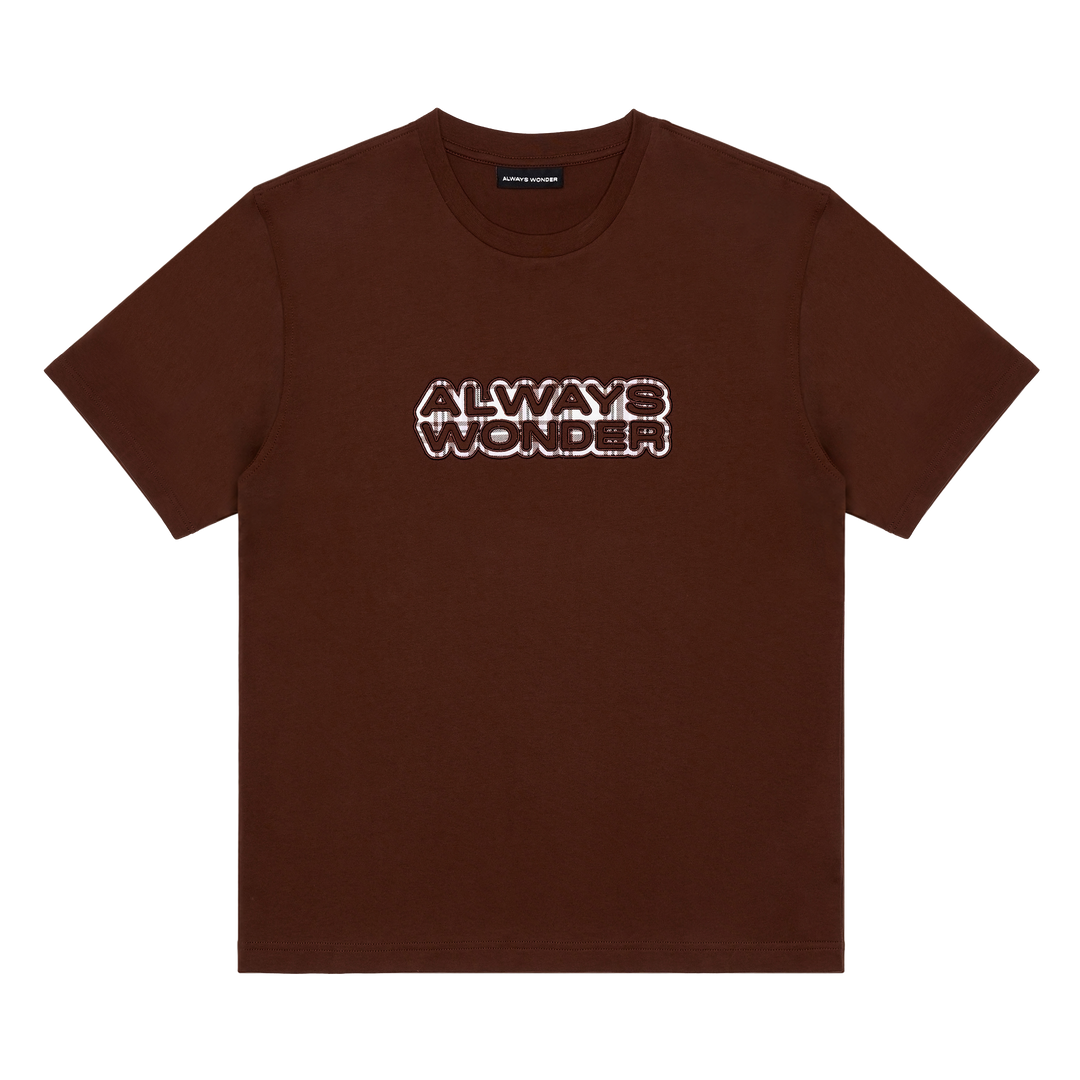 The Wonder Mark Oversized Tee | Espresso Brown