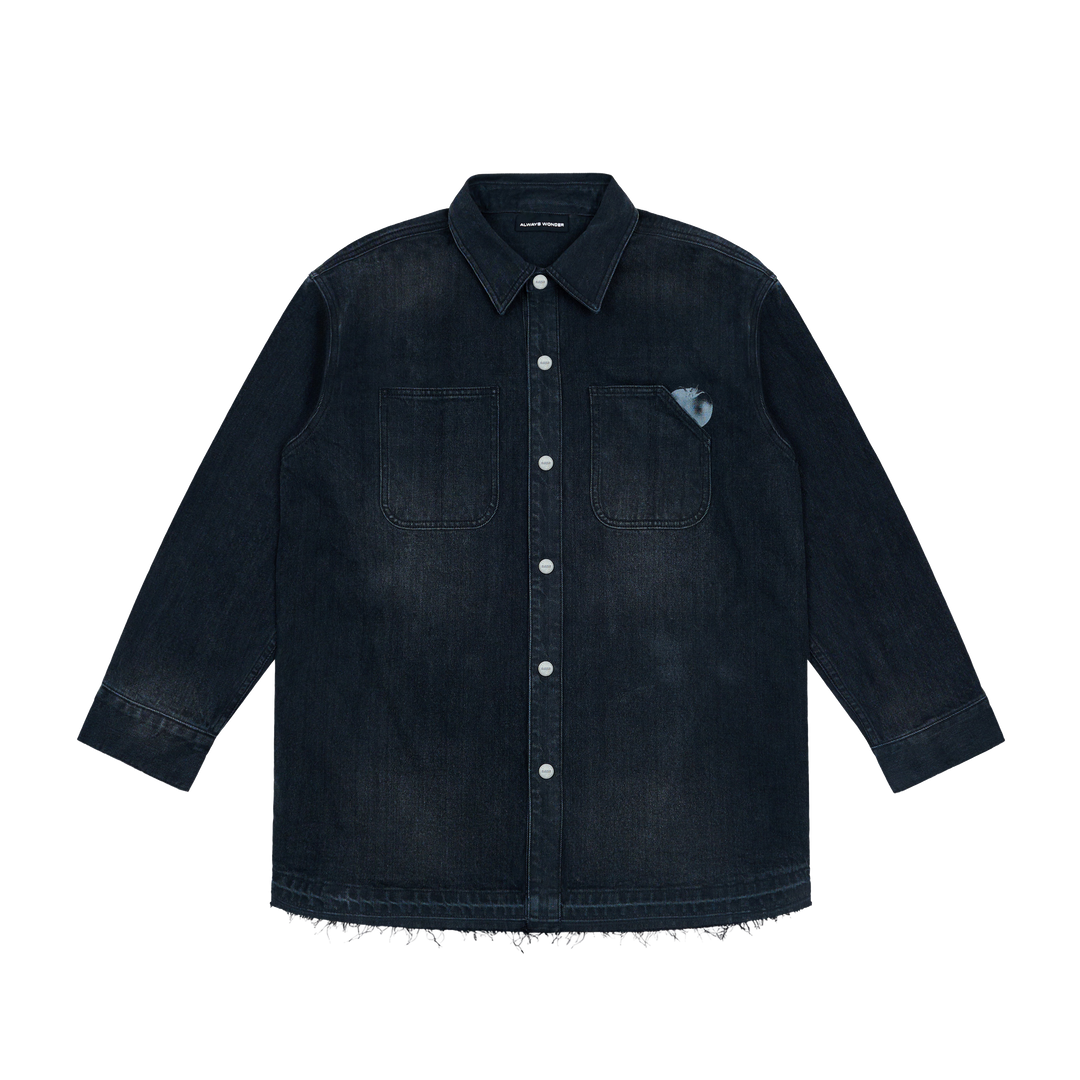 Wild Fruit Overshirt | Midnight Black