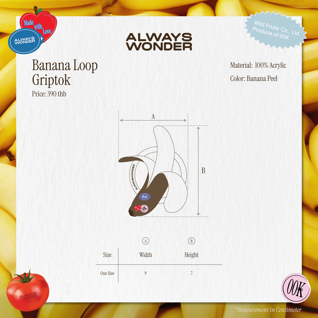 Banana Loop GripTok | Banana Peel