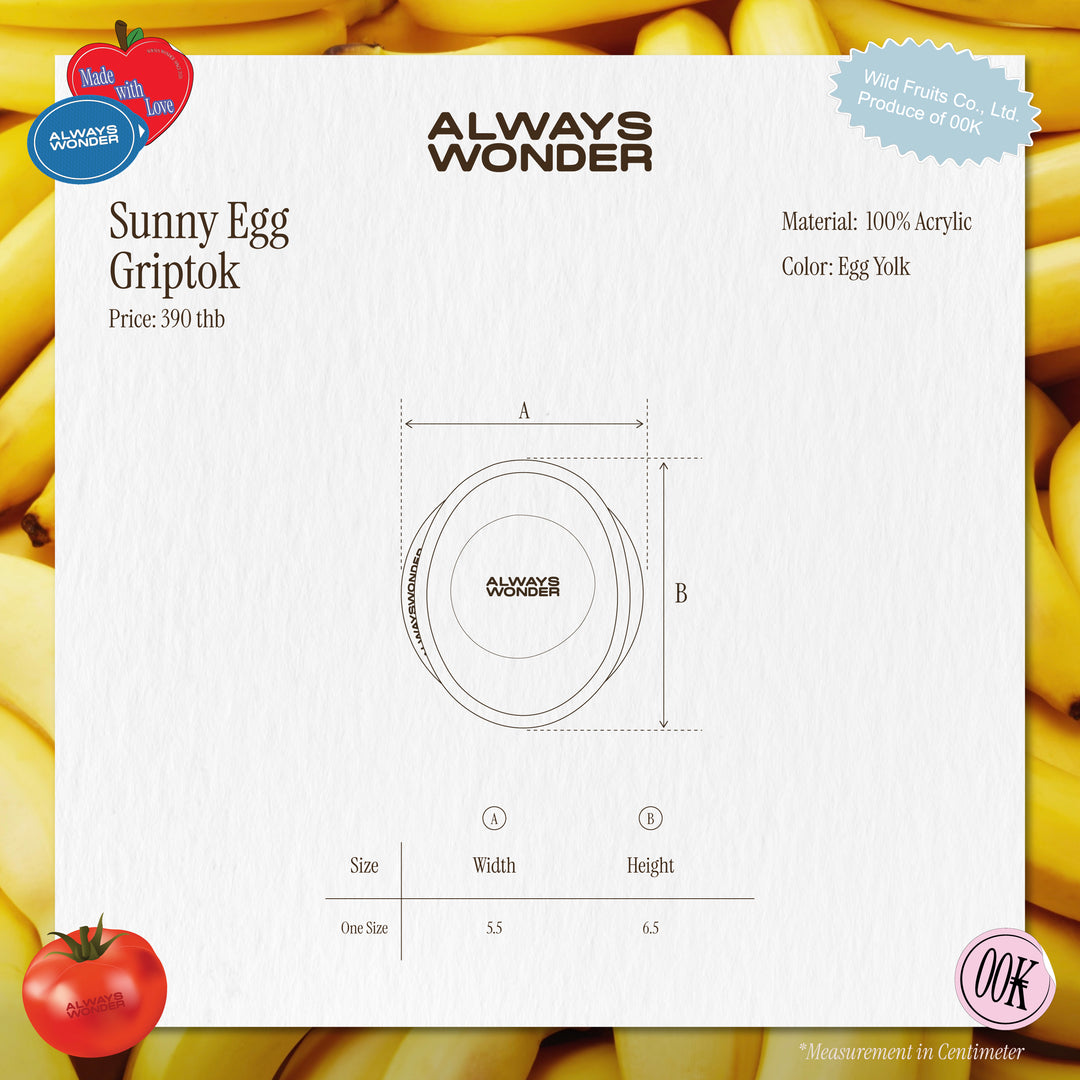 Sunny Egg GripTok | Egg Yolk