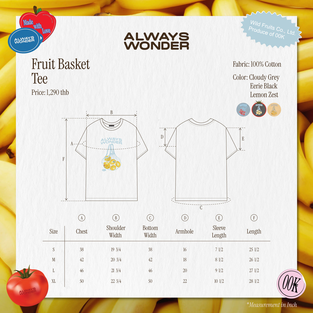 Fruit Basket Tee | Eerie Black