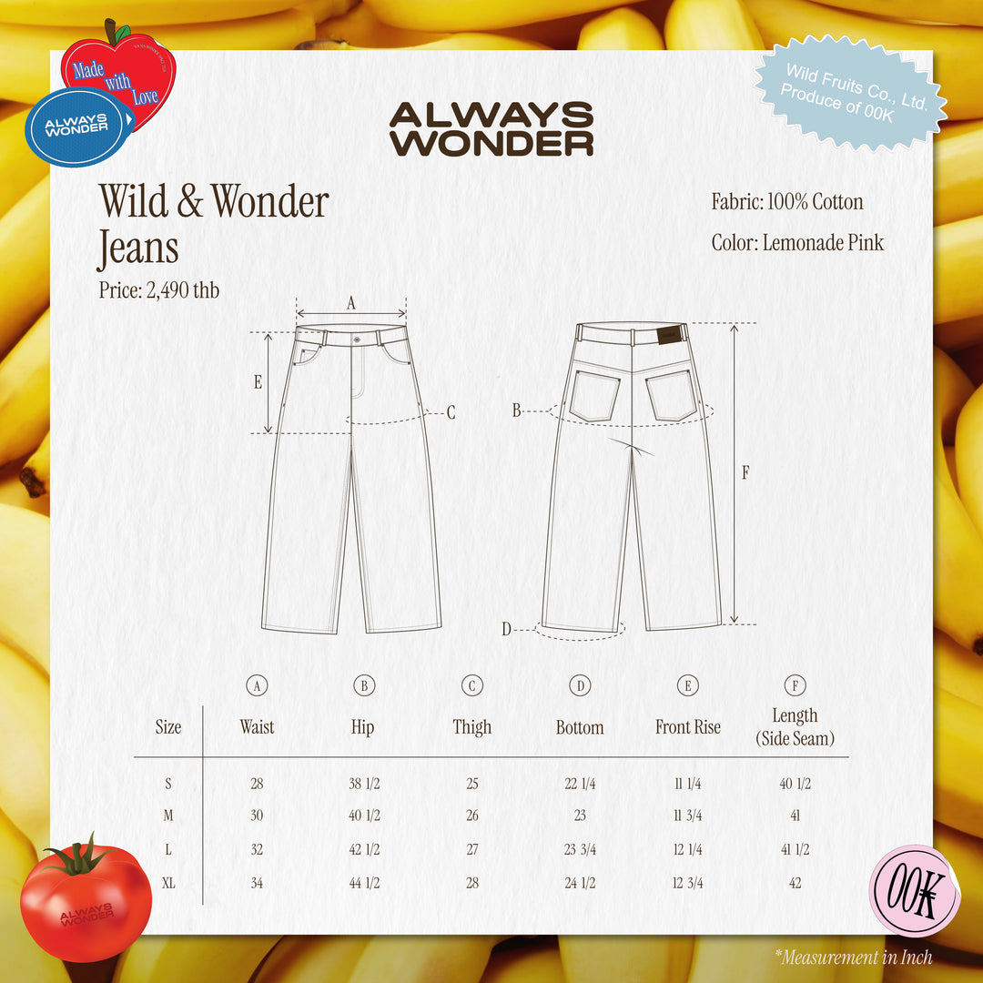 Wild & Wonder Jeans | Lemonade Pink