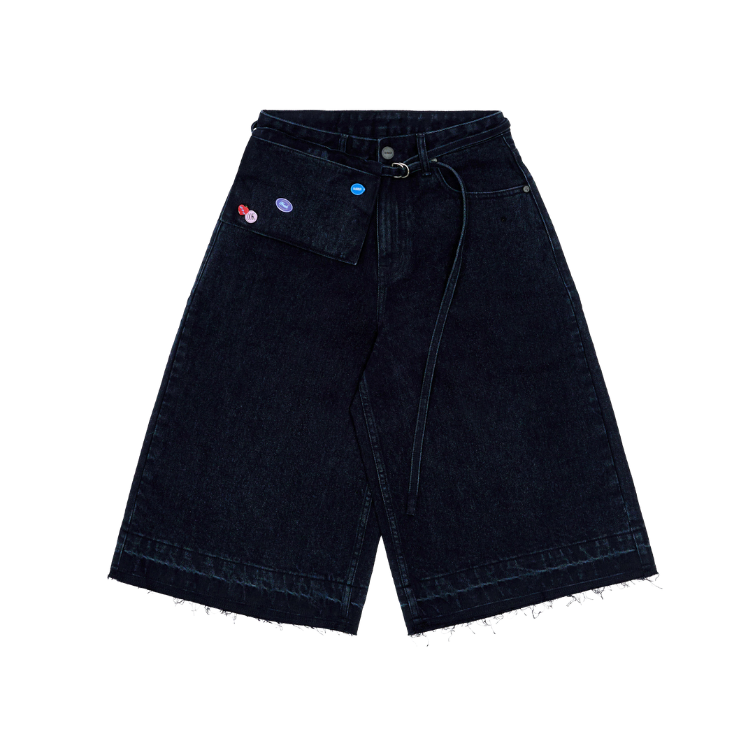 Wild Fruit Utility Shorts | Midnight Black