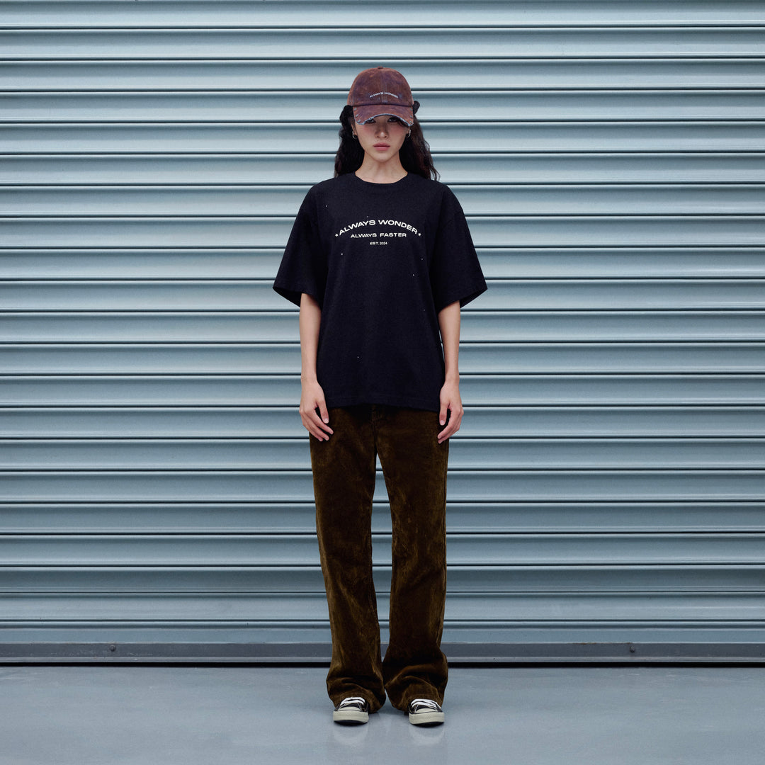 Always Faster Oversized T-Shirt | Midnight Black