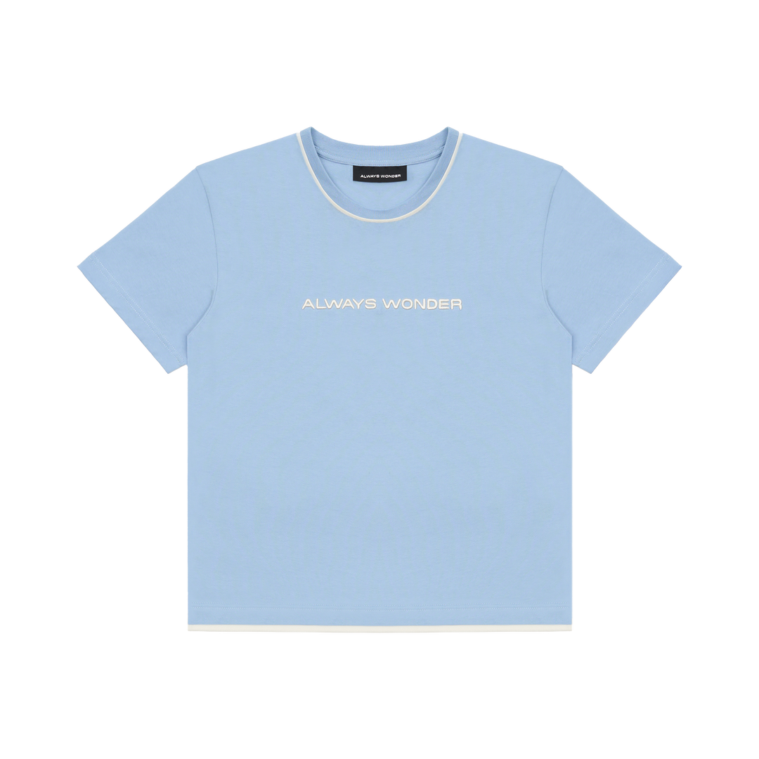 Downtown Essential Tee | Clear Day Blue