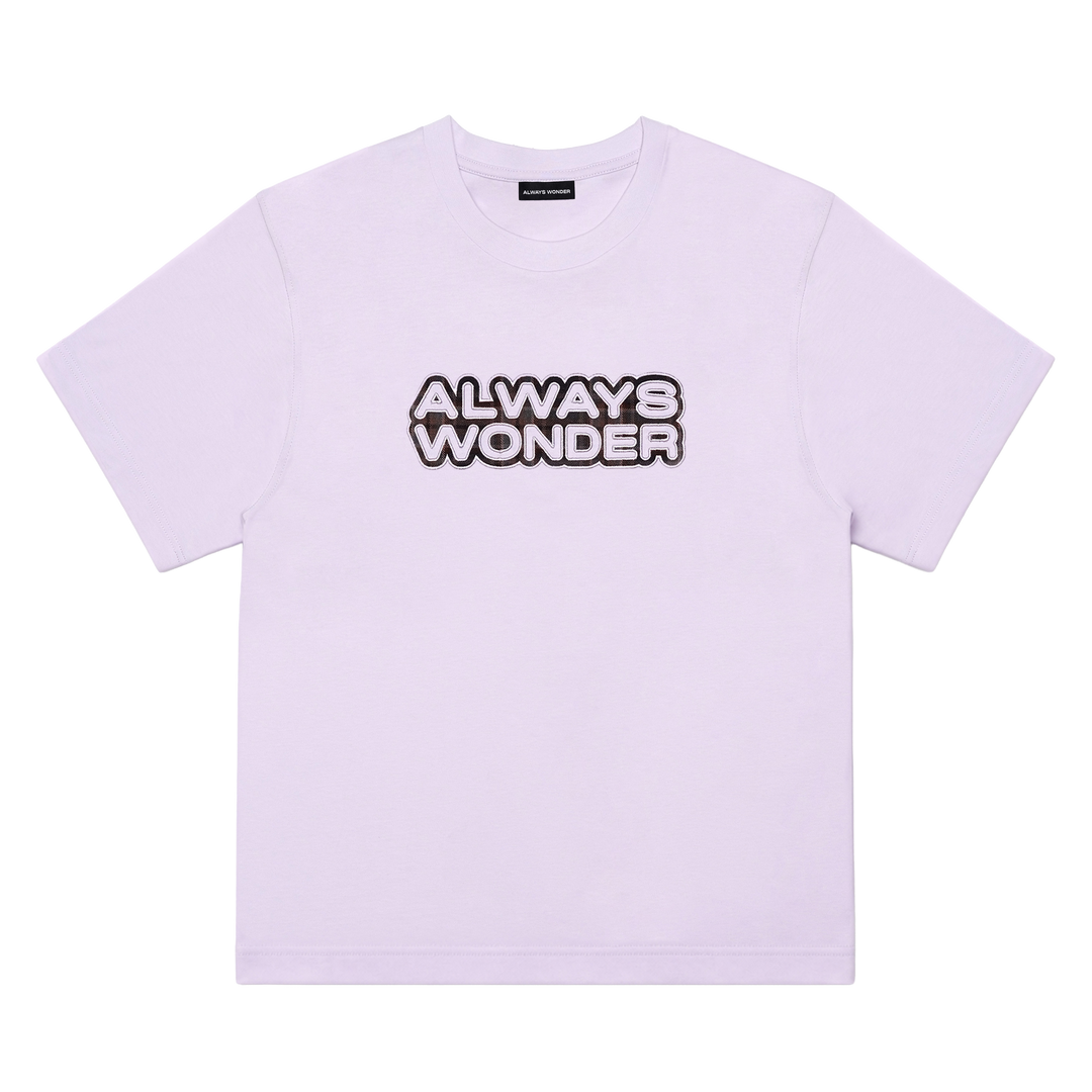 The Wonder Mark Oversized Tee | Lavender Haze