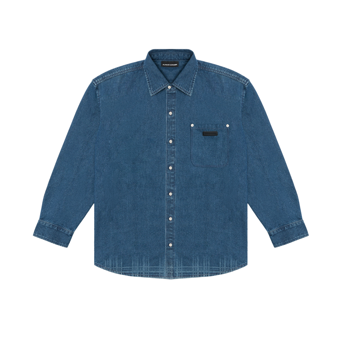 (Pre-order) City Edge Denim Shirt | Indigo Washed