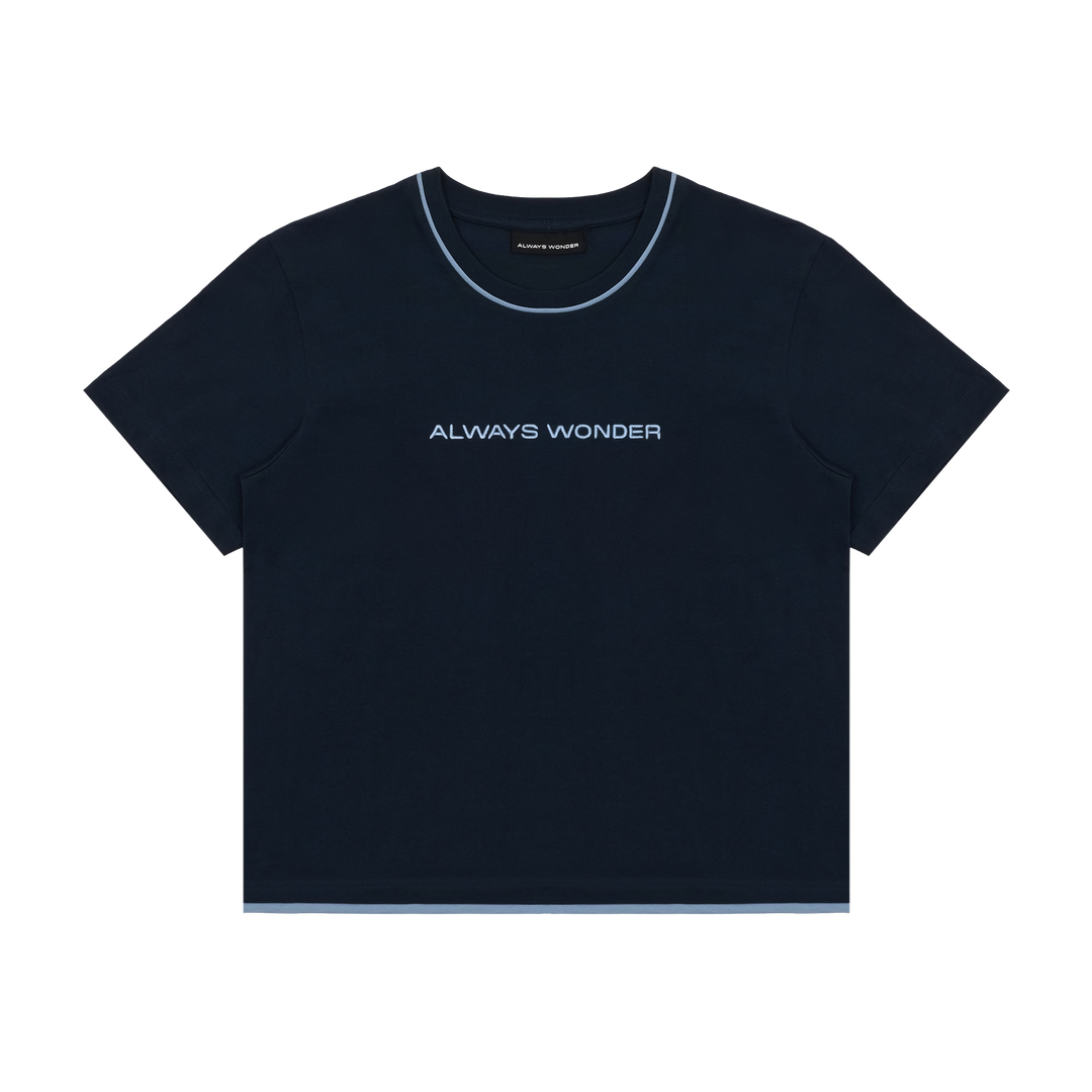 Downtown Essential Tee | Midnight Navy
