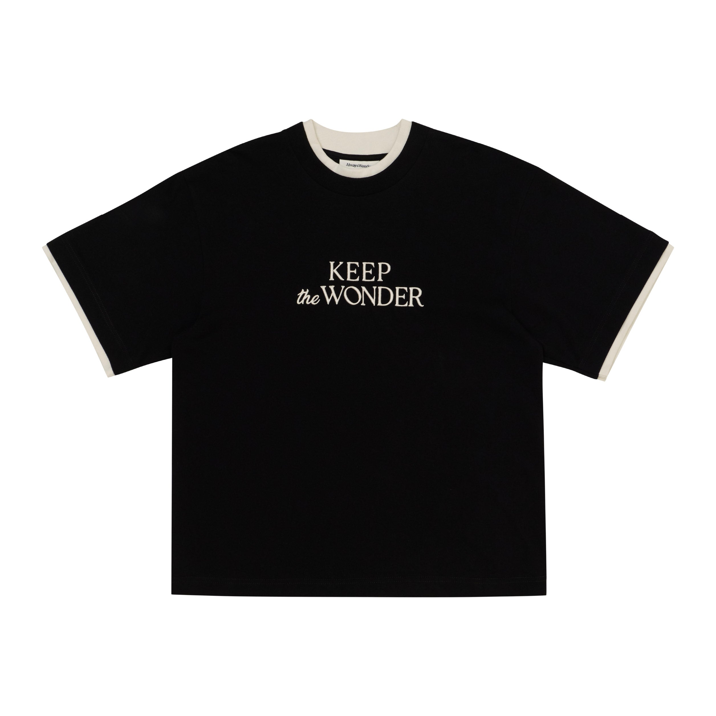 Keep the Wonder Layered Tee | Midnight Silence – AlwaysWonder