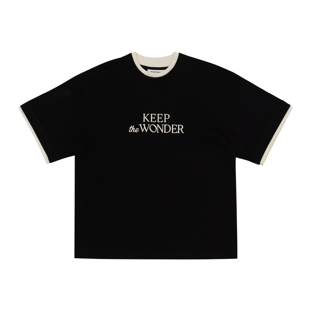 Keep the Wonder Layered Tee | Midnight Silence
