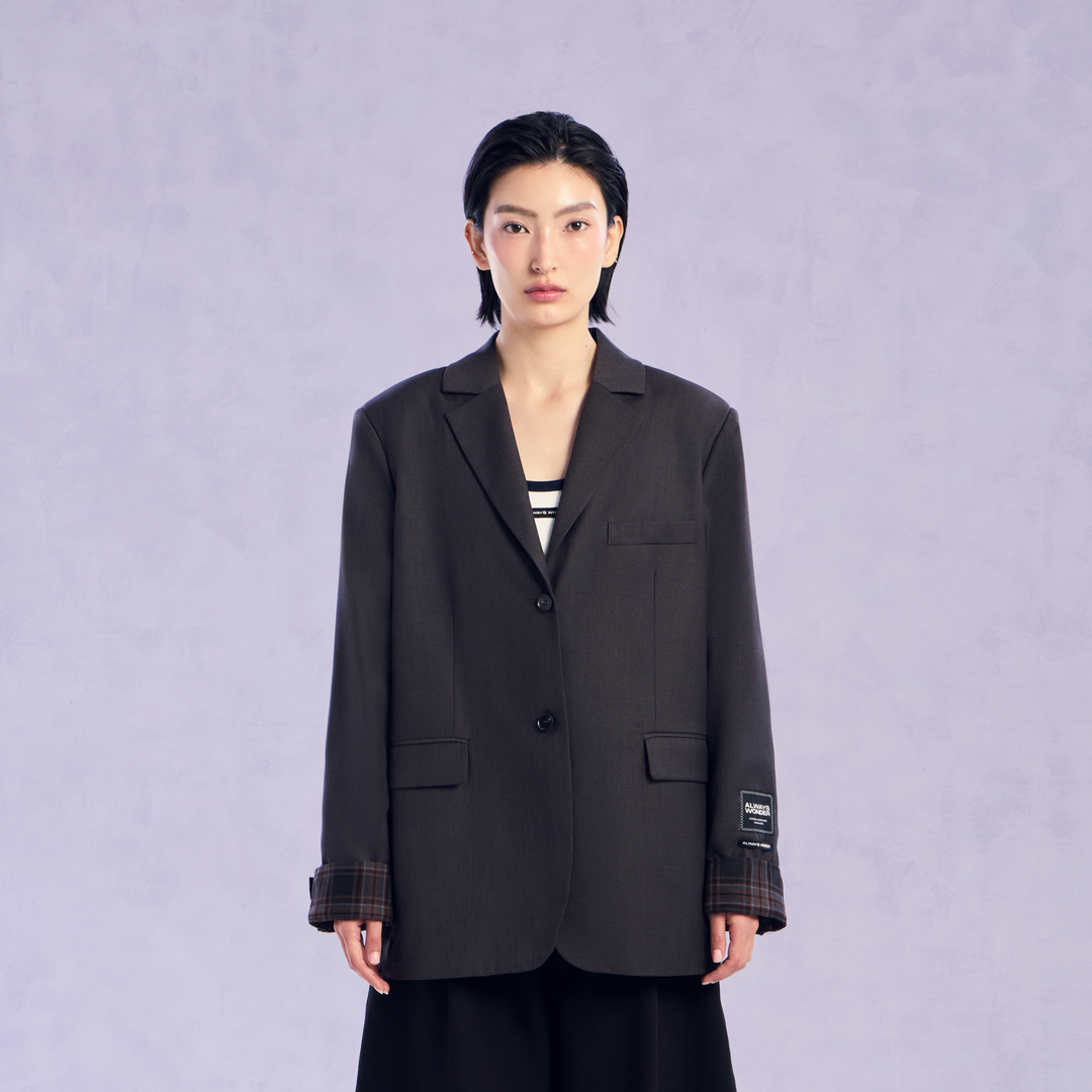 The Duality Blazer | Shadow ash