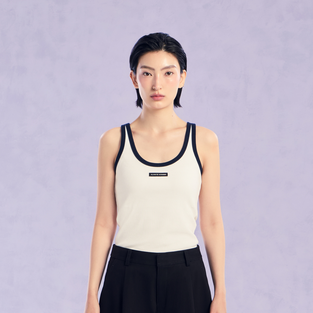 The Unbound Tank Top | Neutral White