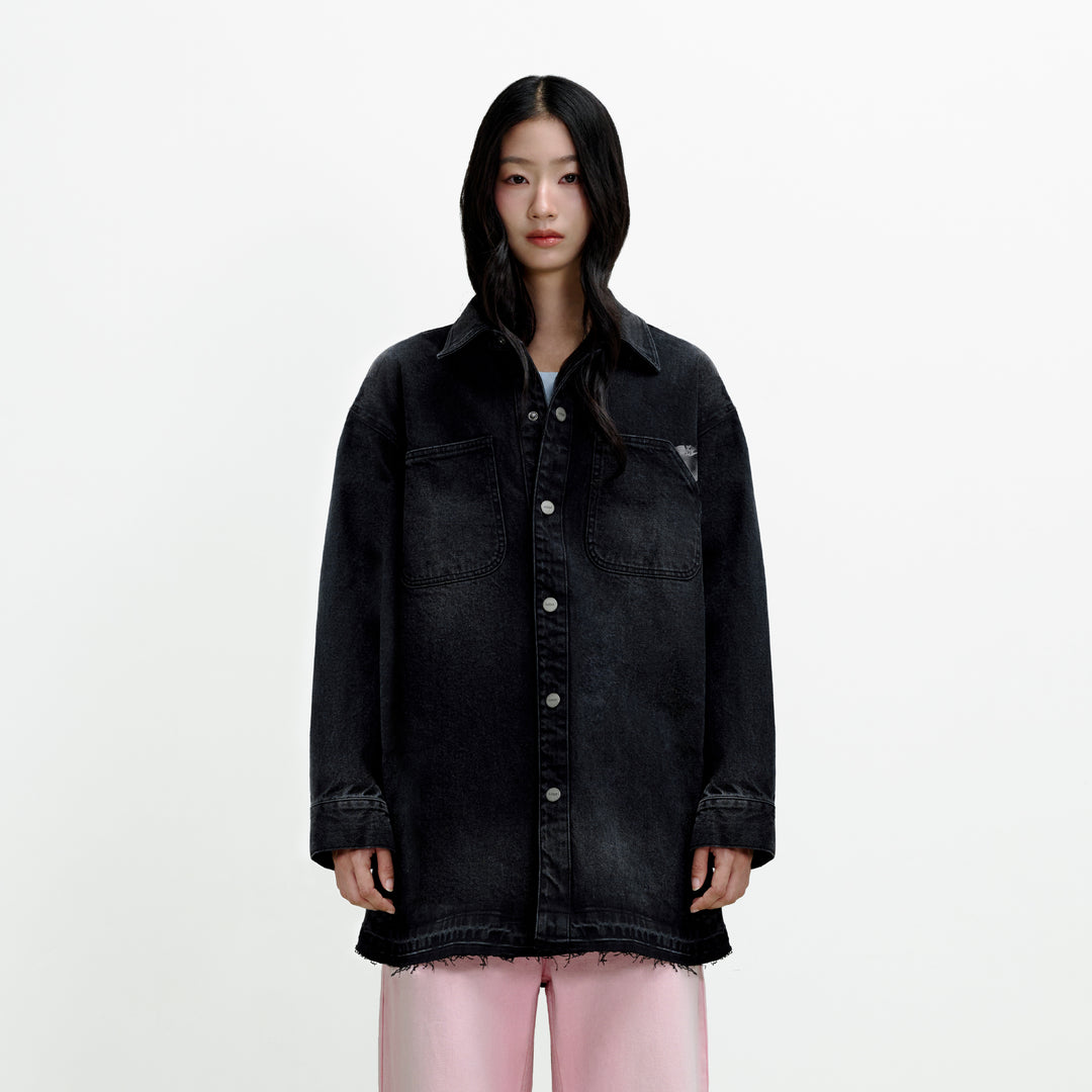 Wild Fruit Overshirt | Midnight Black