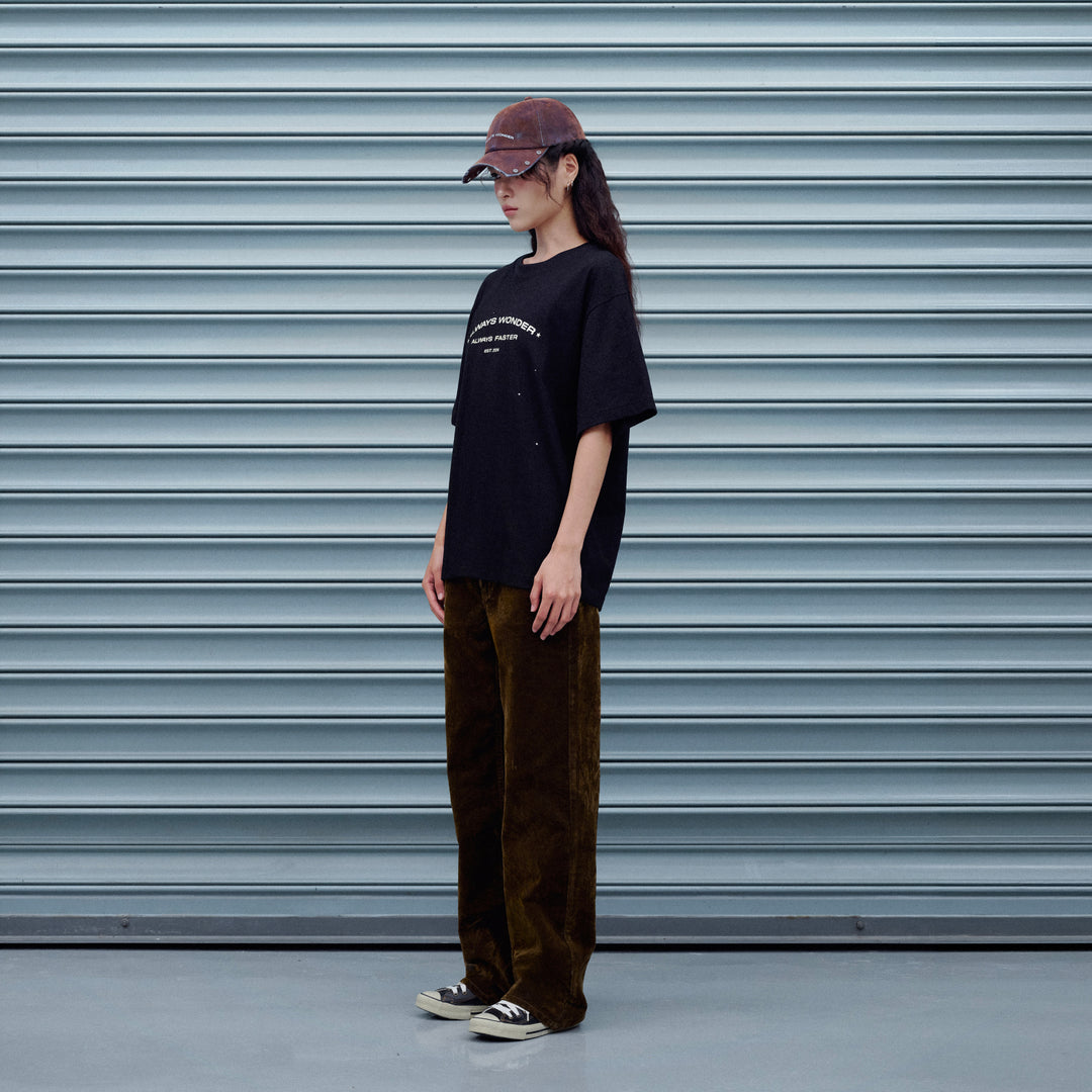Always Faster Oversized T-Shirt | Midnight Black