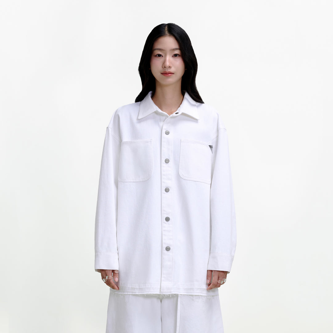 Wild Fruit Overshirt | Flour White