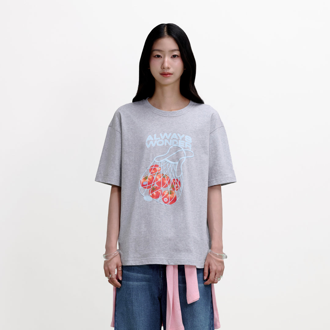 Fruit Basket Tee | Cloudy Grey