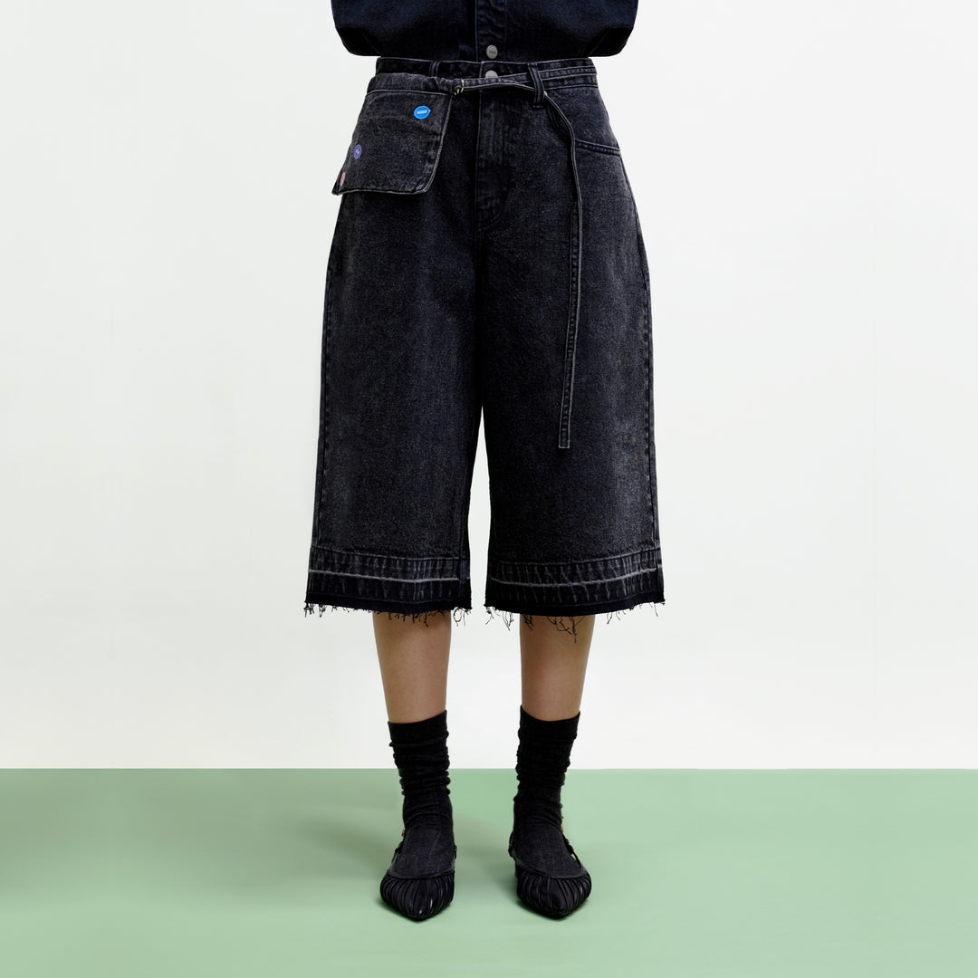 Wild Fruit Utility Shorts | Midnight Black