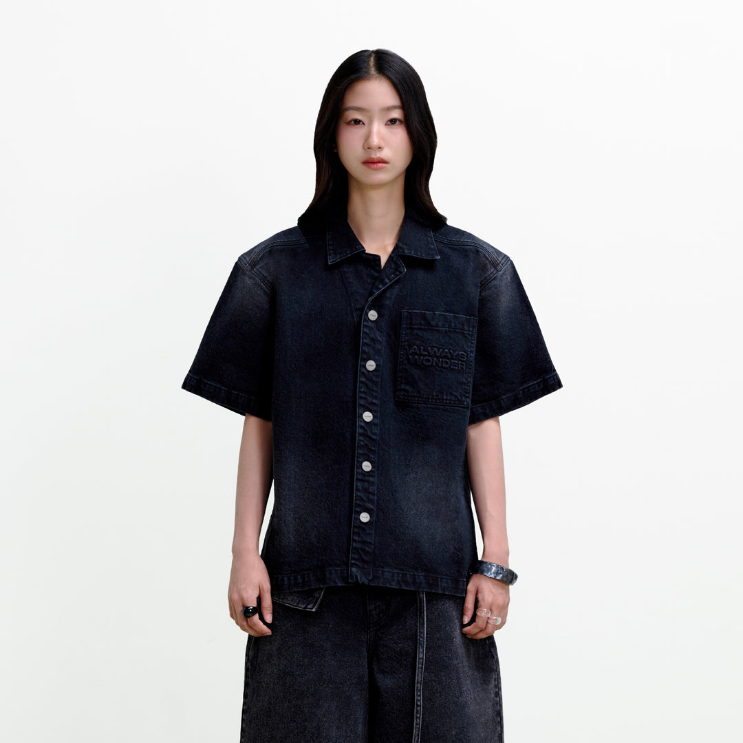 Wild Fruit Short-Sleeve Shirt | Midnight Black
