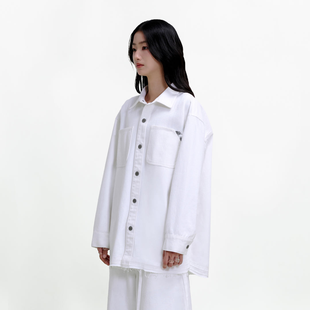 Wild Fruit Overshirt | Flour White