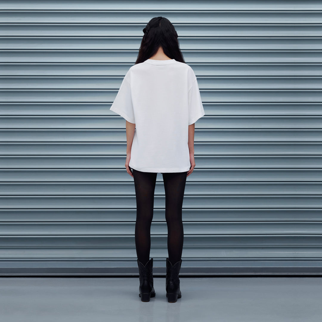 Always Faster Oversized T-Shirt | Racing White