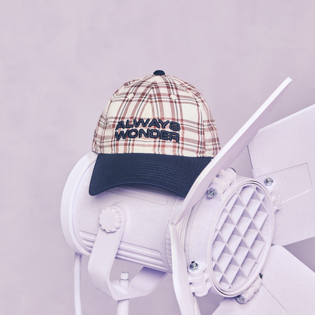 The Wonder Plaid Cap | Brown Latte Haze