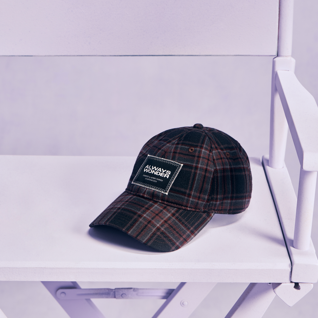 The Wonder Plaid Cap | Shadow Brown