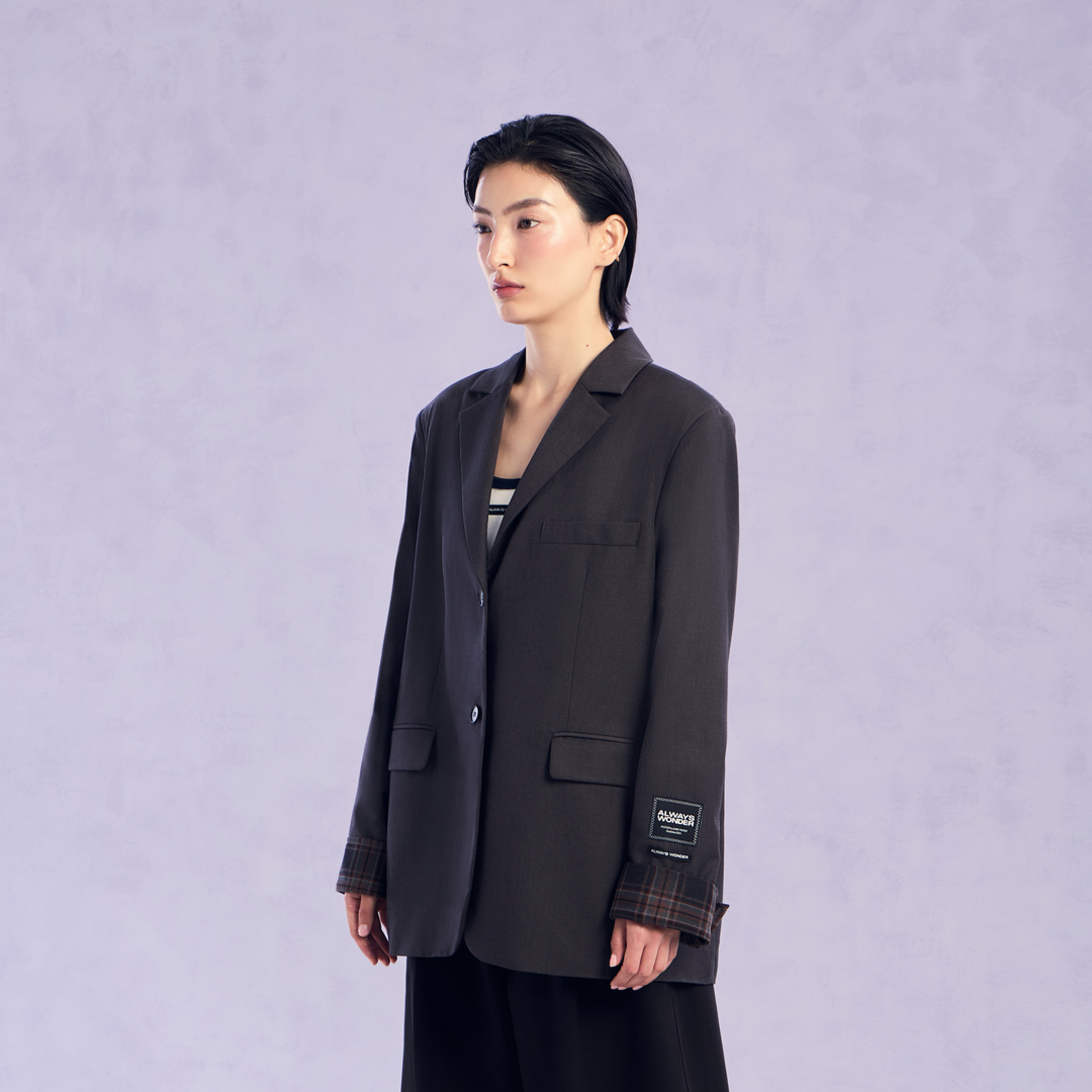 The Duality Blazer | Shadow ash