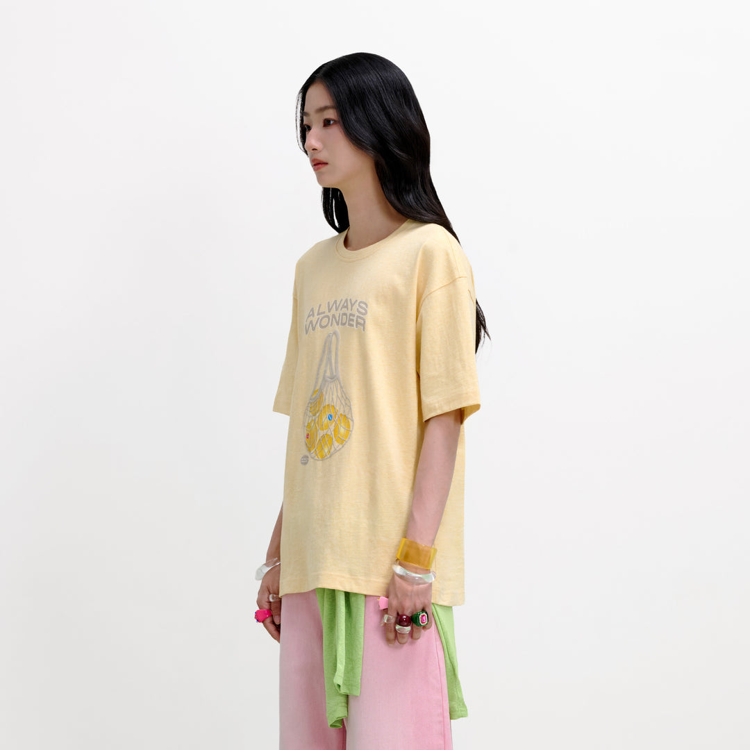 (Pre-order) Fruit Basket Tee | Lemon Zest
