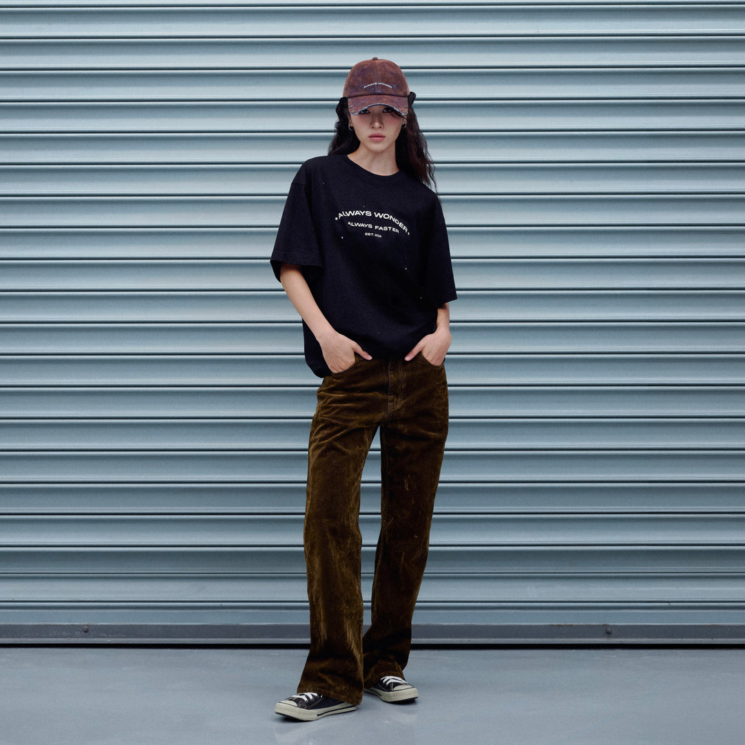 Always Faster Oversized T-Shirt | Midnight Black