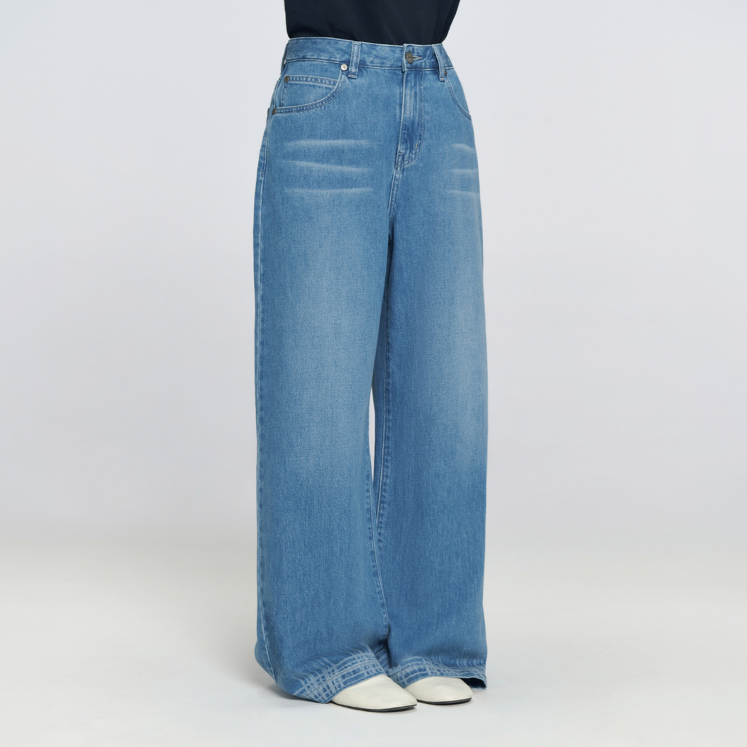 City Edge Denim Pants | Sky Denim