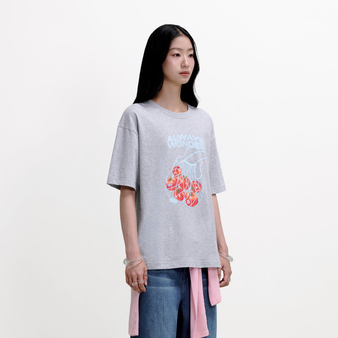 Fruit Basket Tee | Cloudy Grey