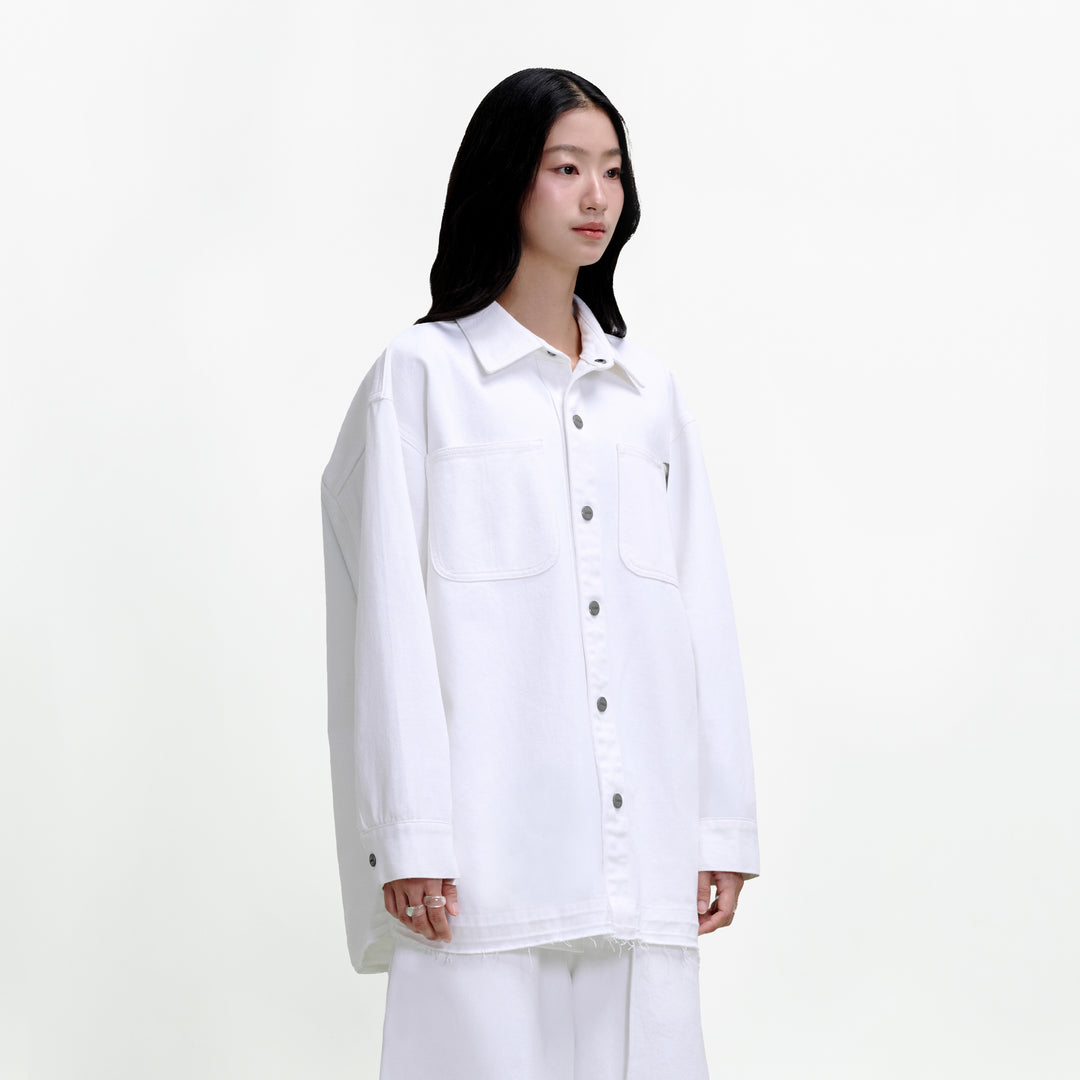 Wild Fruit Overshirt | Flour White