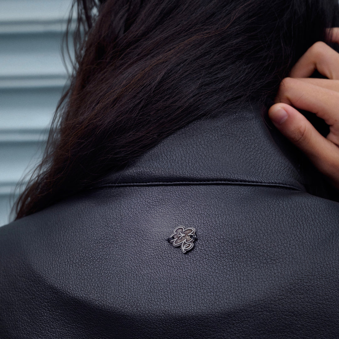 Joy Ride Leather Vest | Midnight Black