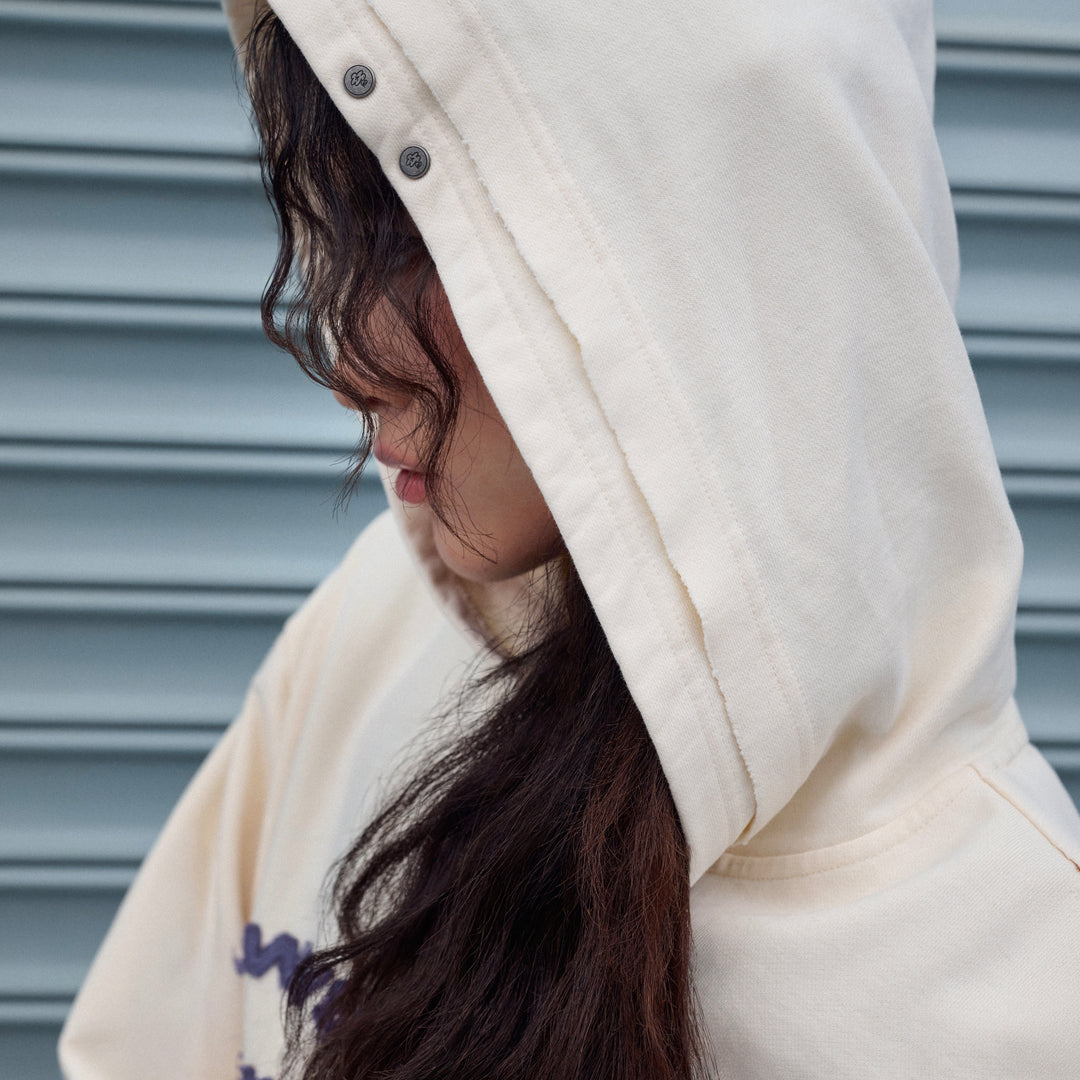 (Pre order) Always Faster Zip Up Hoodie | Racing White