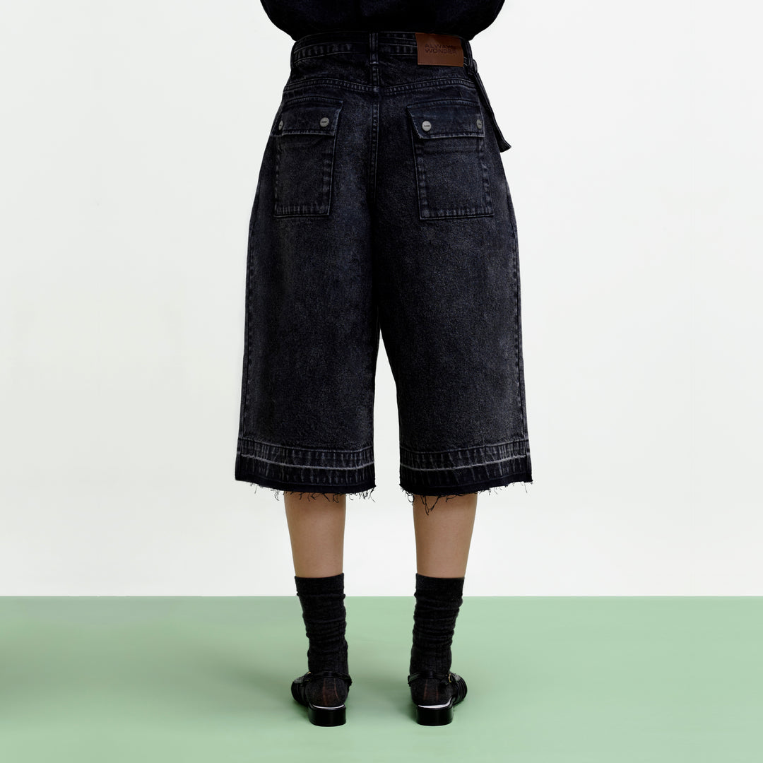 Wild Fruit Utility Shorts | Midnight Black